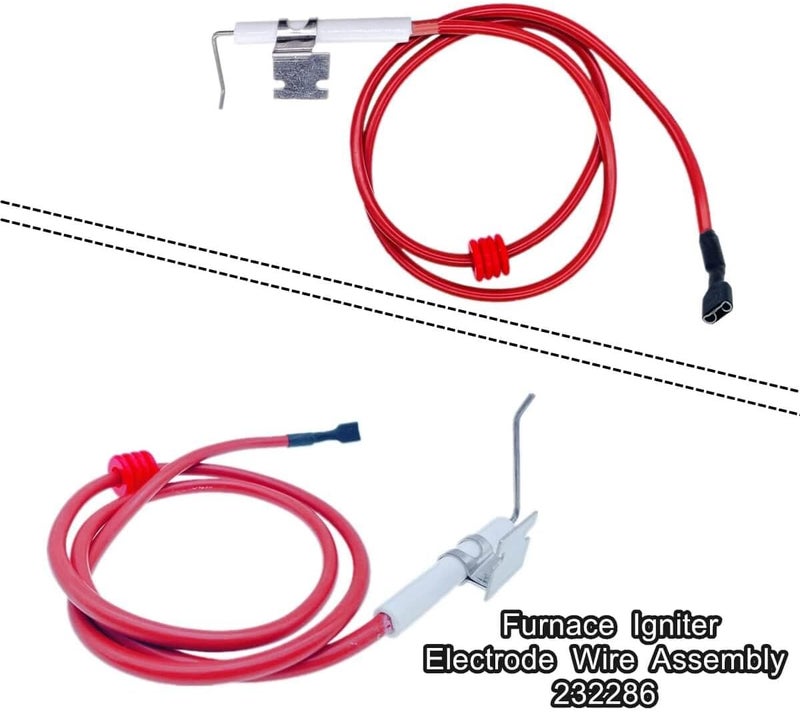 LDCRE موصلات إشعال الغاز ذات المجس الفردي مع تجميع الأسلاك، تناسب قطع غيار فرن RV من Suburban 232286، فرن الكامبر لـ Suburban 232286 فوق 934701426 SF-25، SF-30، SF-30F، SF-35 (سلسلة SF) 2Pack - Image 5